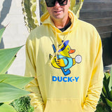 DUCK-Y Golfer Yellow Unisex Hoodie