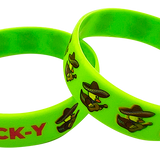 DUCK-Y Green Sombrero Silicone Bracelet