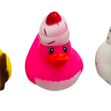 3 mystery DUCK-Y rubber ducks