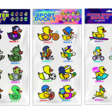 DUCK-Y Sticker Packs Display