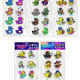 DUCK-Y Sticker Packs Display