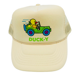 Beige Jeep DUCK-Y Trucker hat # 61