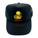 Black Aloha DUCK-Y Trucker hat # 12