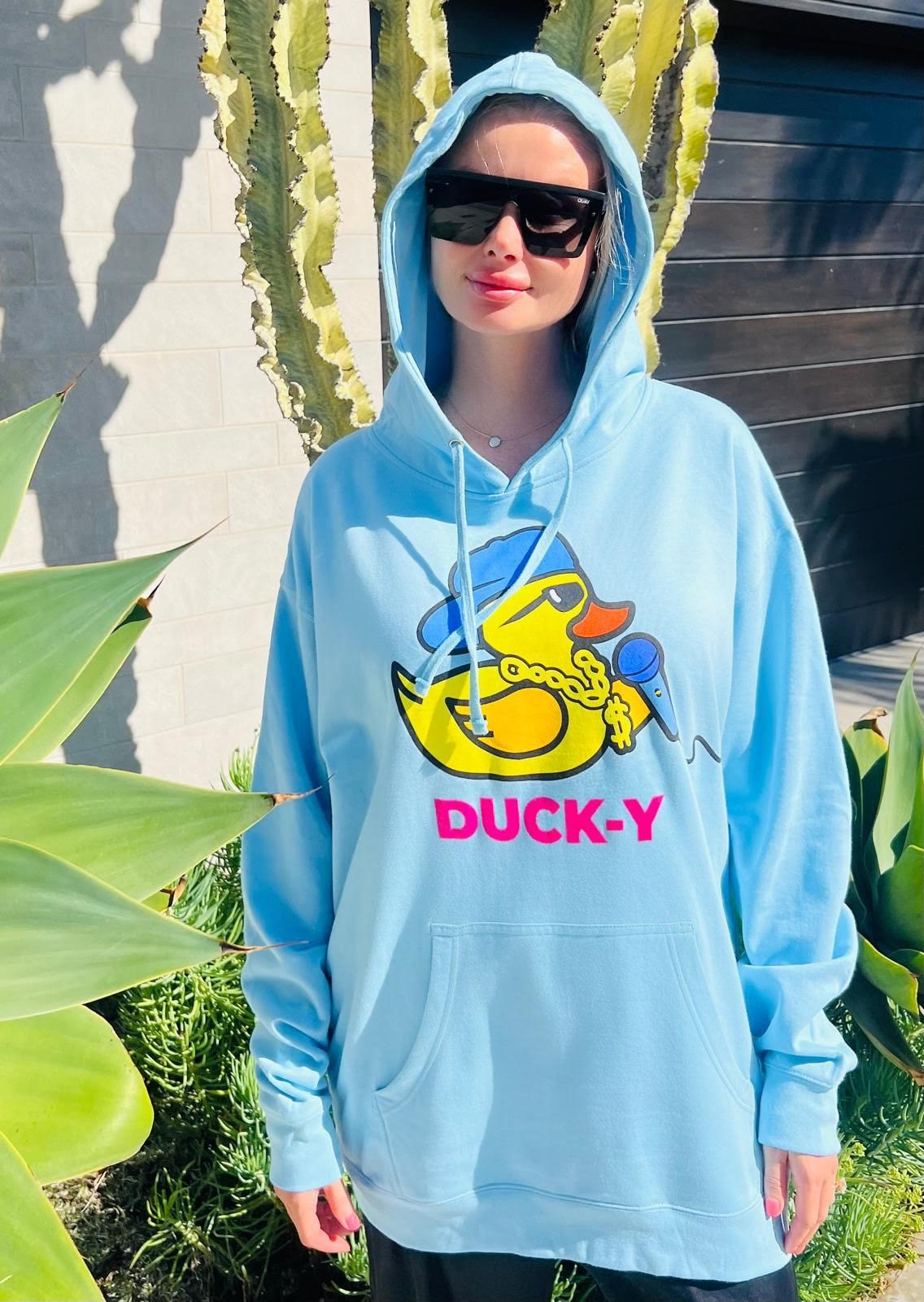 DUCK-Y Rapper Blue Duck-y Unisex Hoodie – Duck-Y